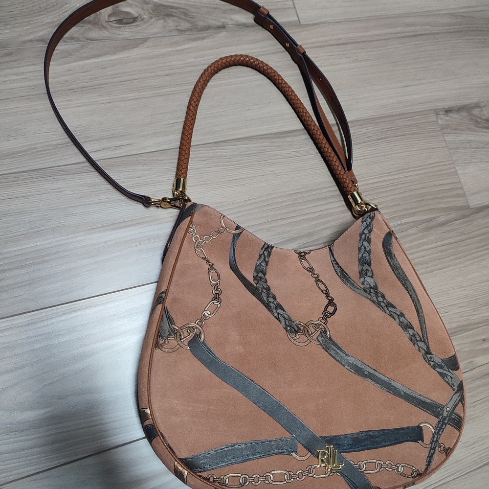 Lauren Ralph Lauren hobo shoulder bag, NEW